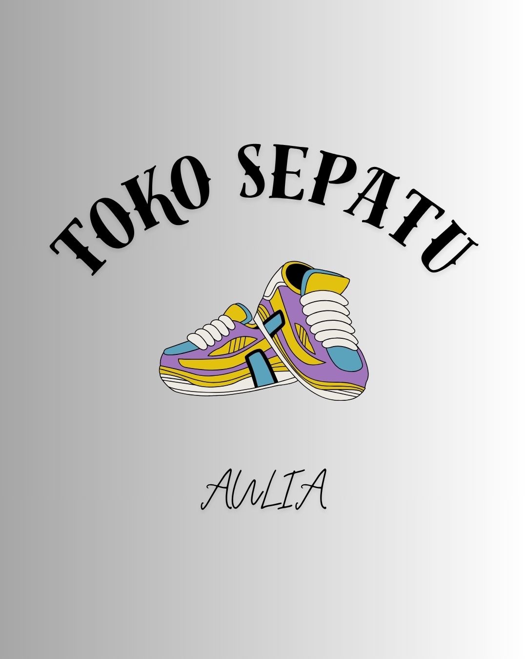 Logo Toko Sepatu Aulia